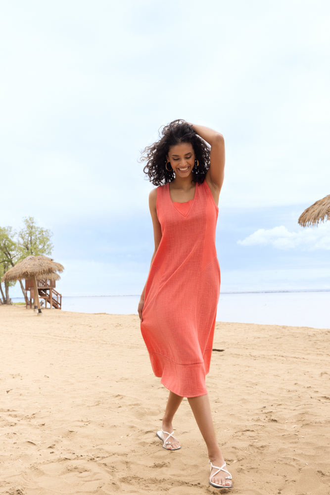 Robe corail Alison Sheri