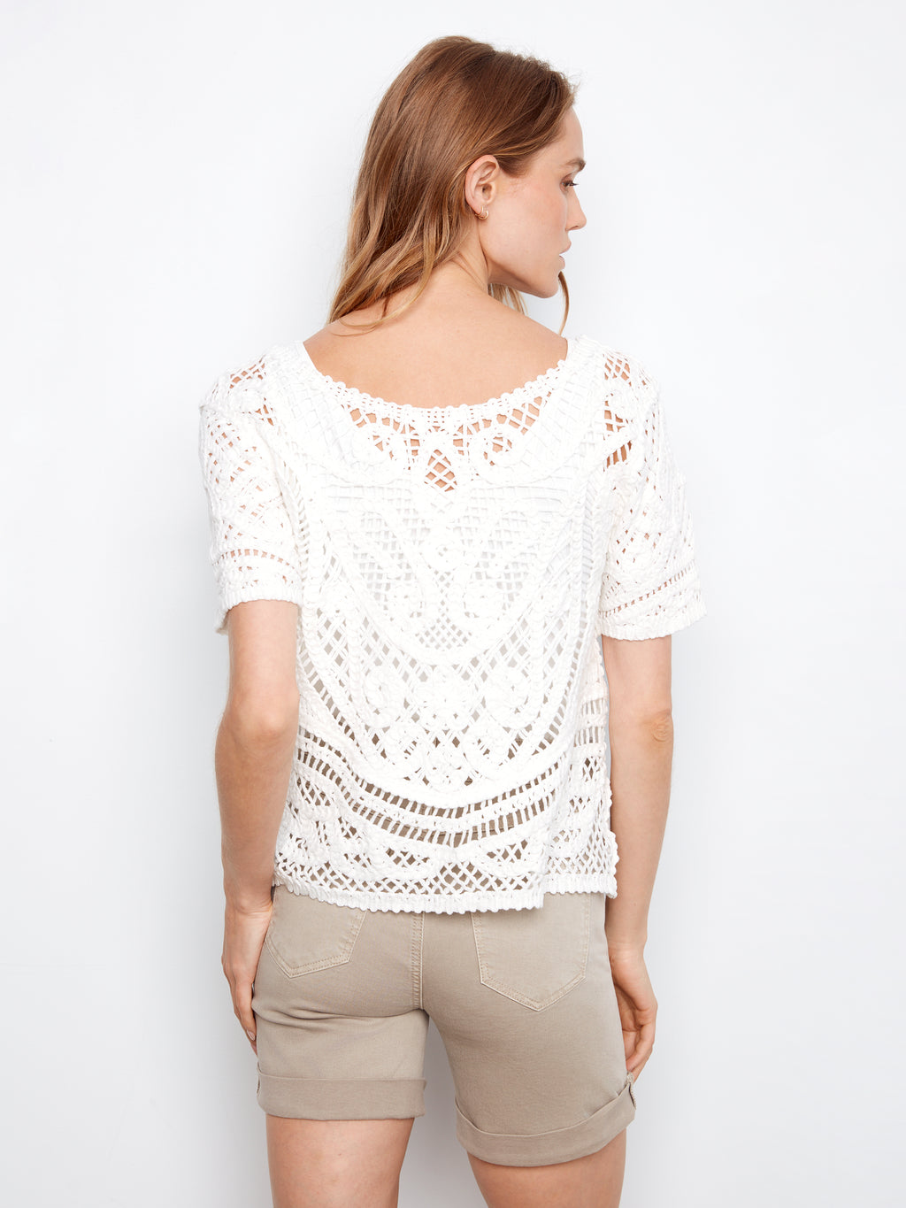 Charlie B. Crochet Top