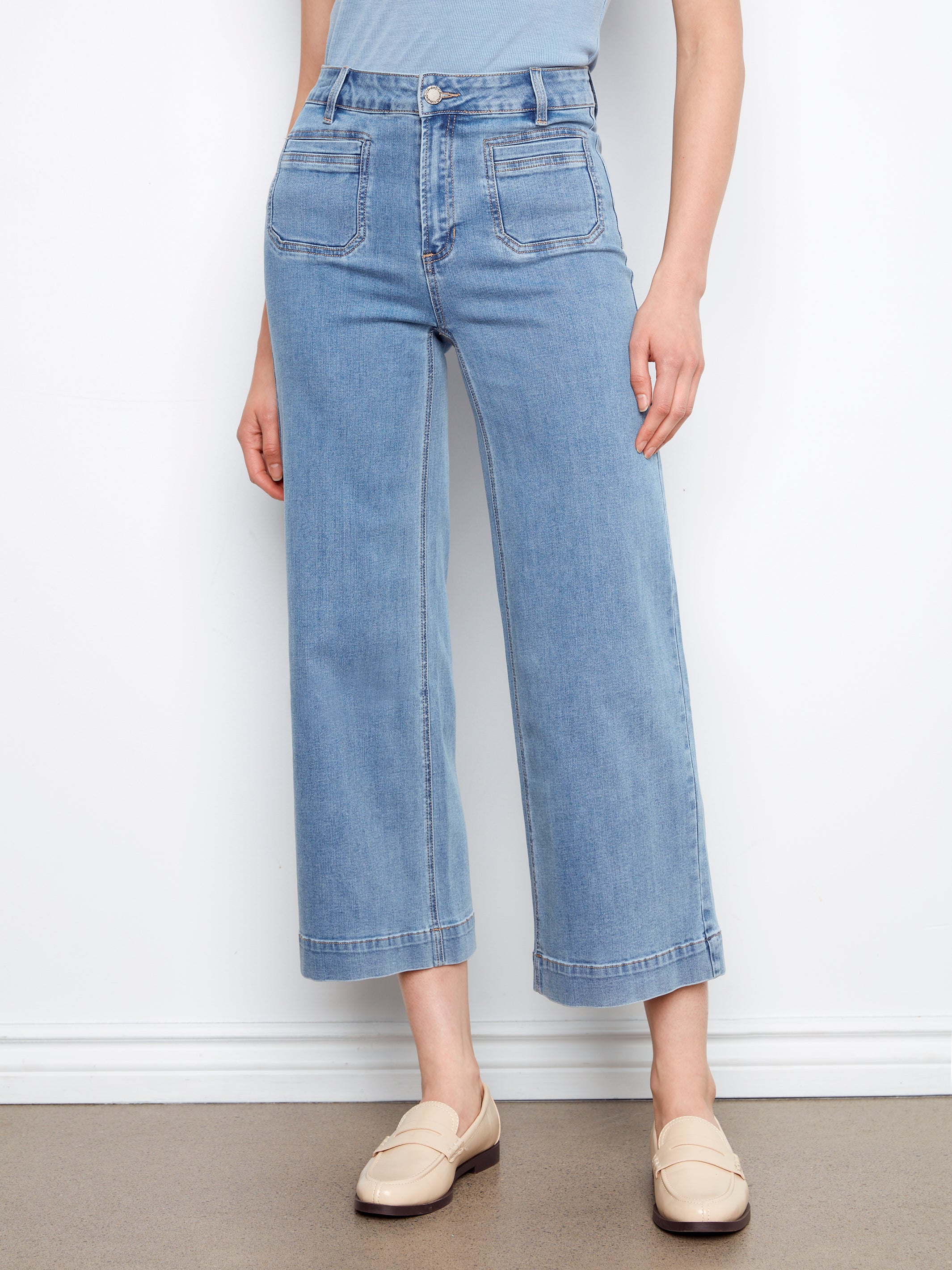 Pantalon en denim stretch Charlie B.