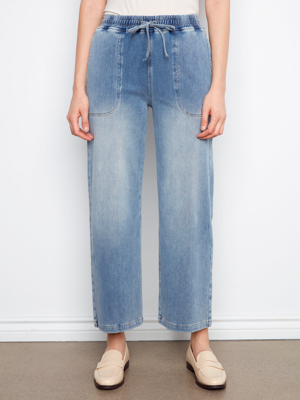 Pantalon à Jambes Larges- Charlie B - C5787