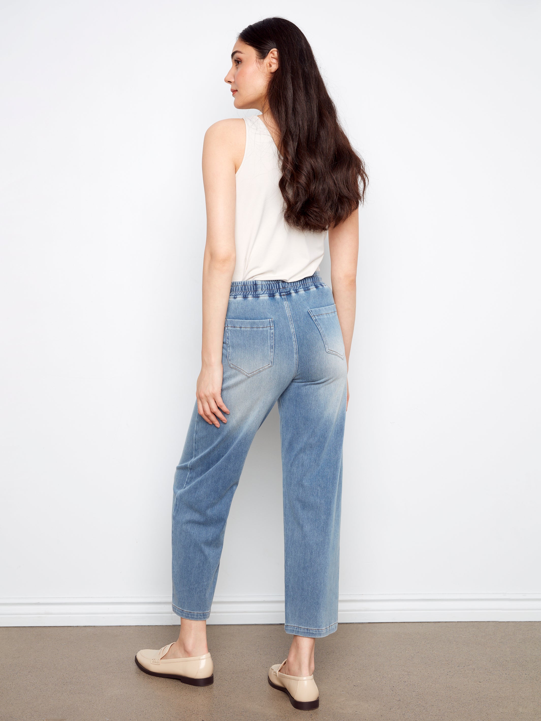 Pantalon à Jambes Larges- Charlie B - C5787