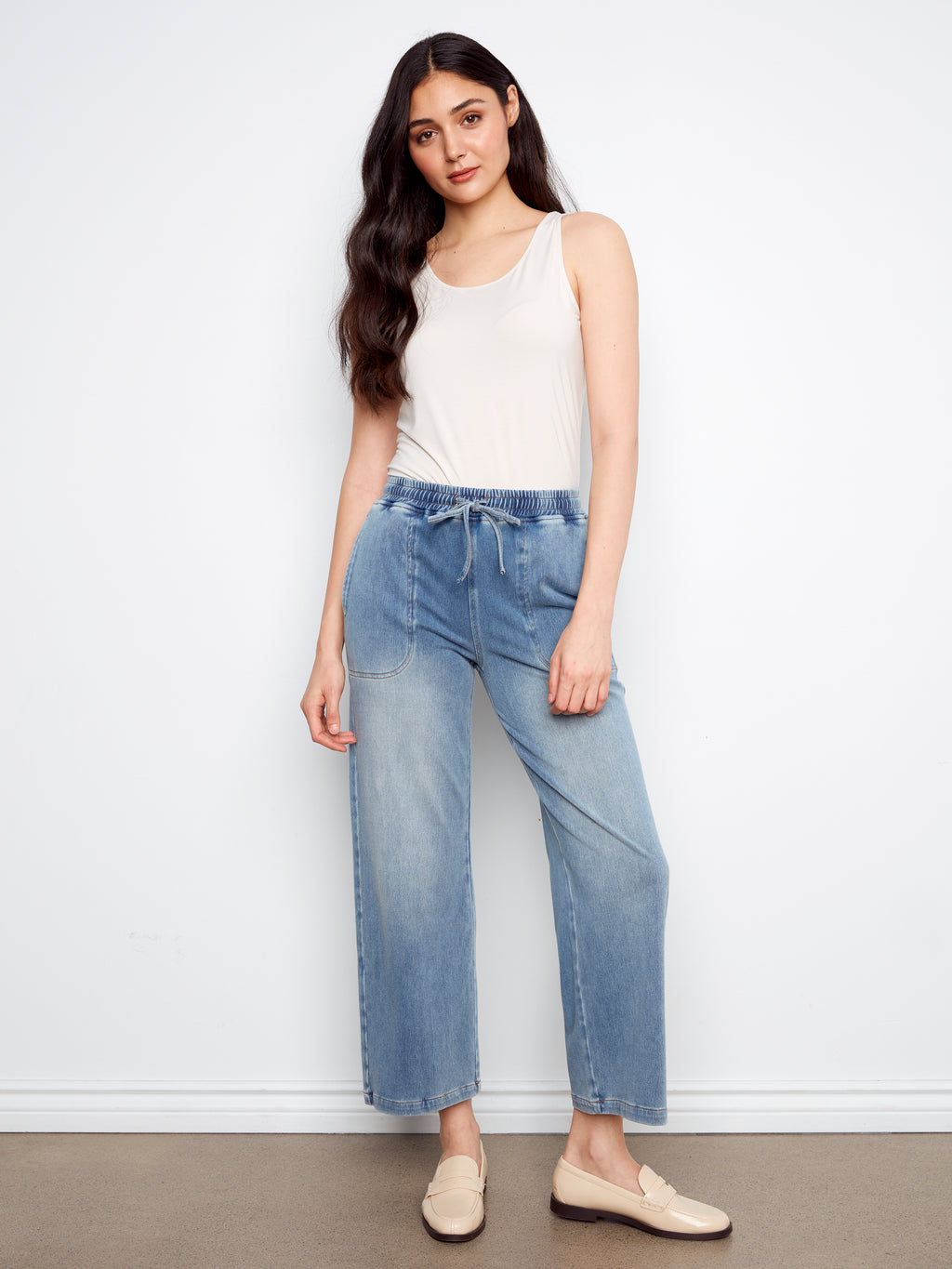 Pantalon à Jambes Larges- Charlie B - C5787