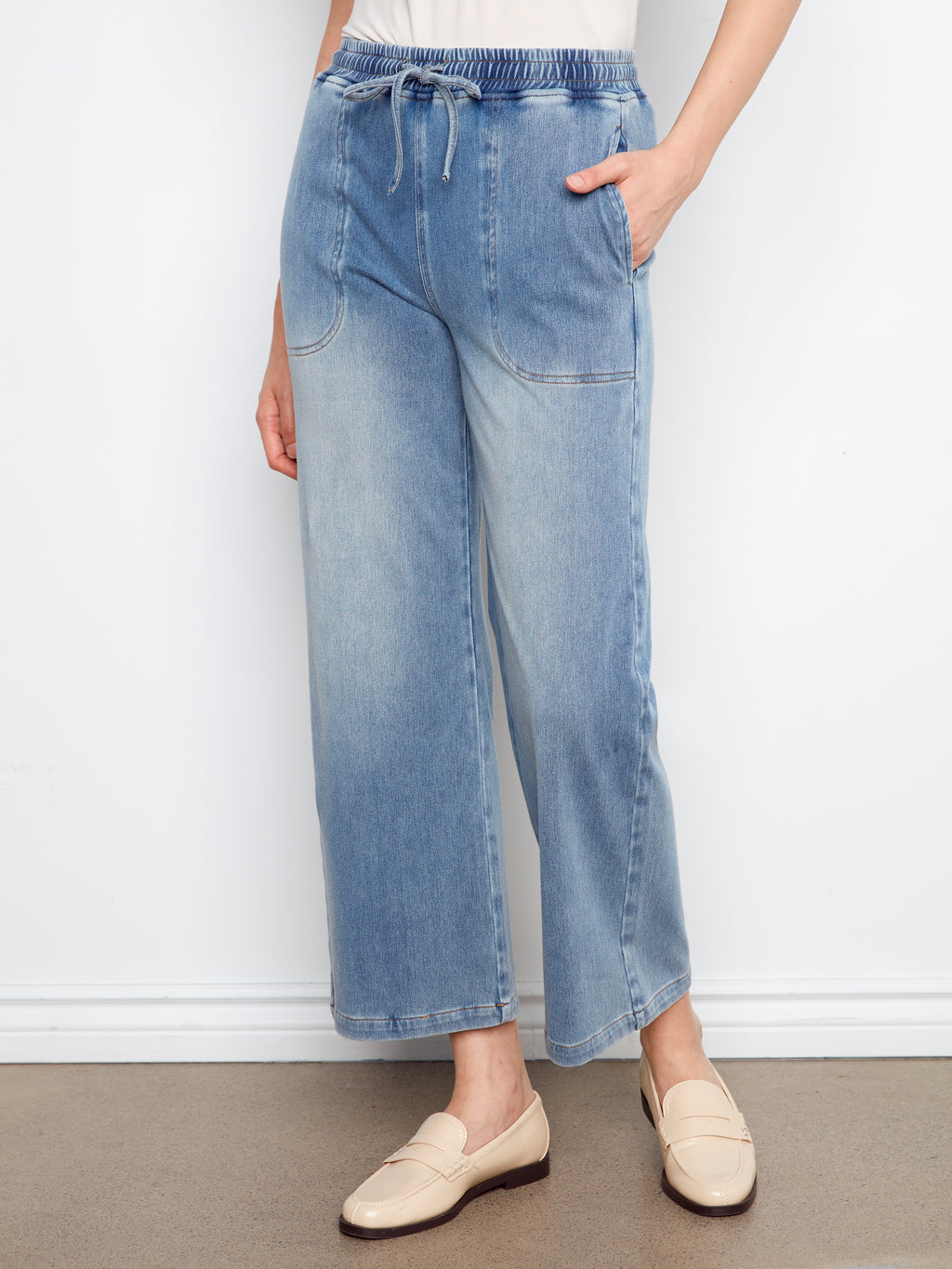 Pantalon à Jambes Larges- Charlie B - C5787