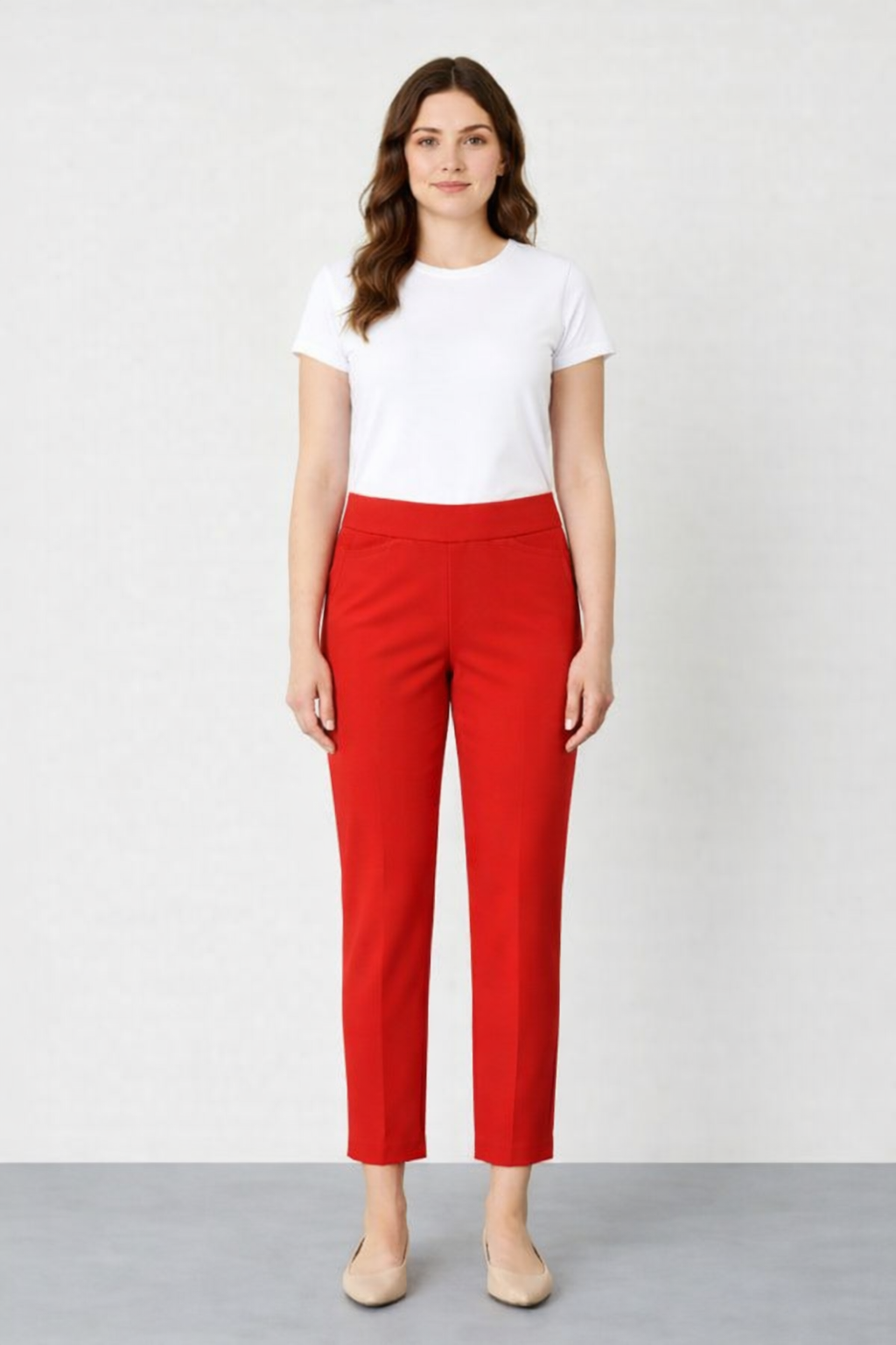 Vin Rouge - Pantalon longueur cheville (plusieurs couleurs disponibles)