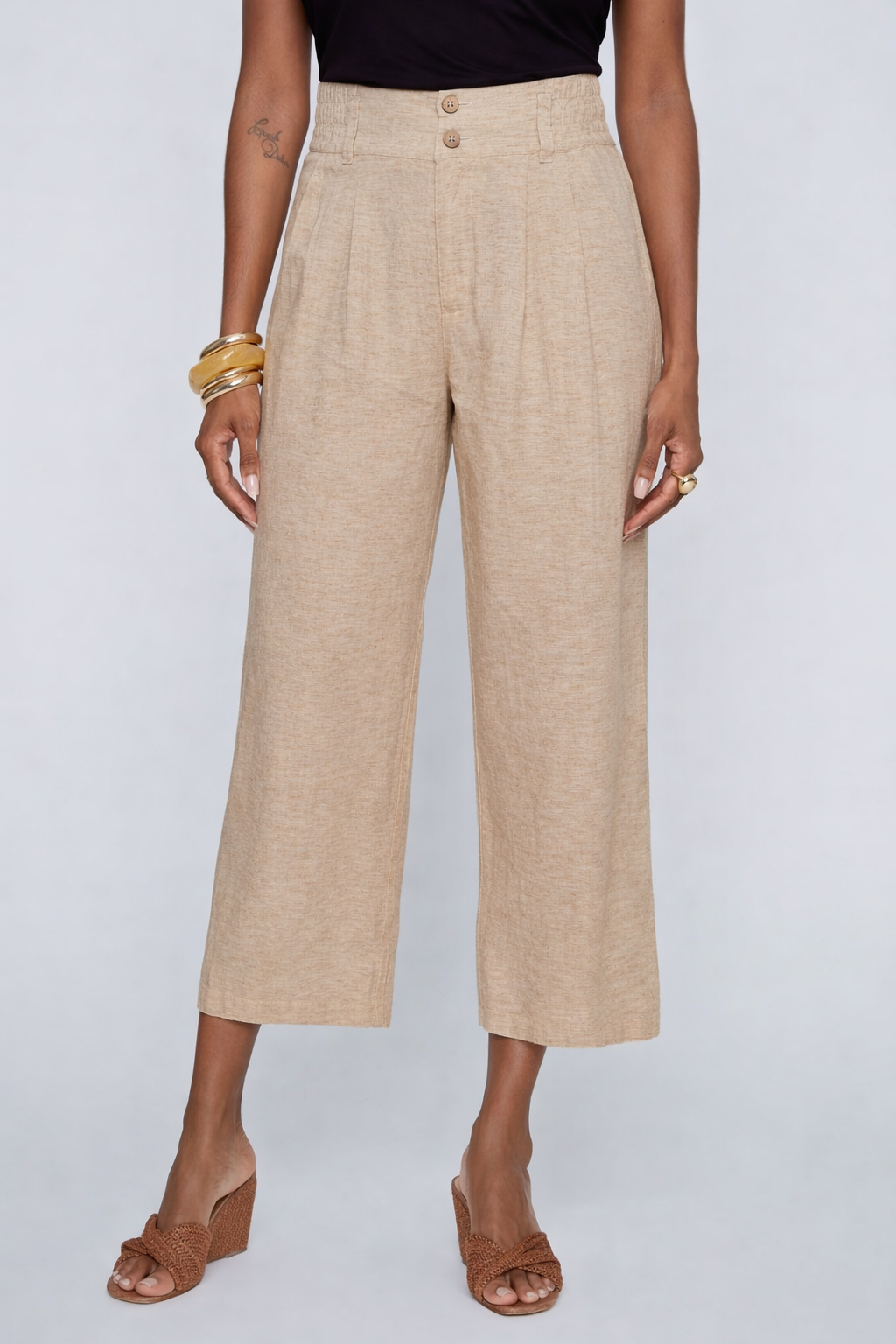 Pantalon Court à Jambes Larges - CYC - 2612010