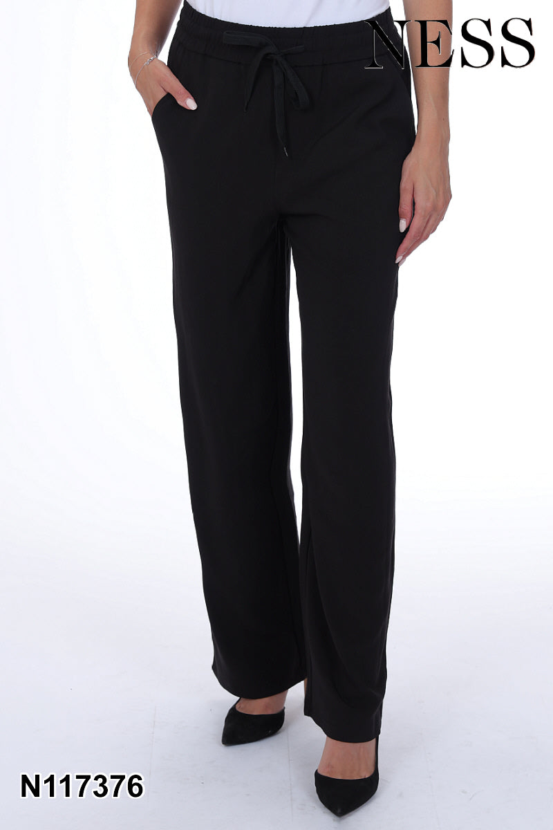 Pantalon large à cordon de serrage Ness